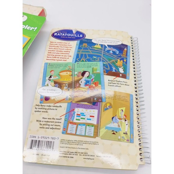 Leap Frog LeapPad Learning System Disney PIxar Ratatouille K-1st Book  Cartridge - Picture 16 of 16